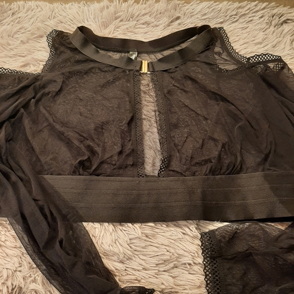 Torrid Curves Sheer Intimate top Size 3 - Picture 10 of 12